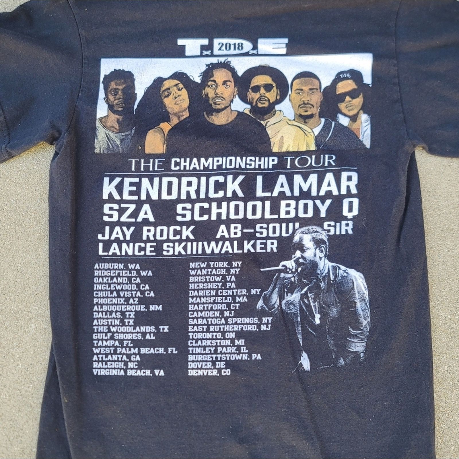 Gildan Top Dawg Ent TDE Kendrick Lamar SZA Championship Tour Tshirt Size US S / EU 44-46 / 1 - 5 Thumbnail