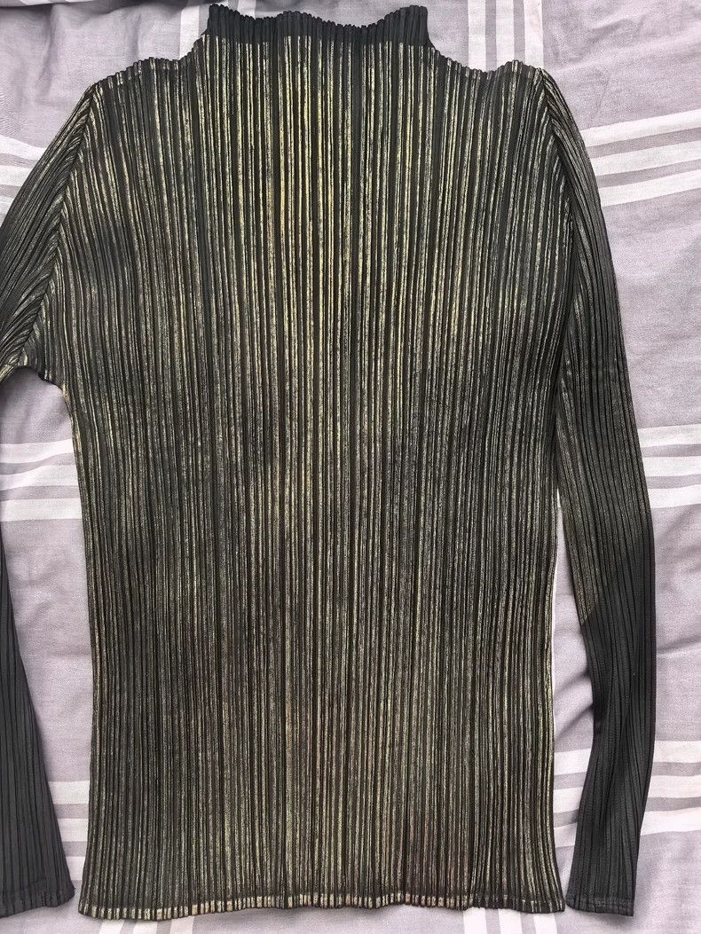 Issey Miyake issey miyake size:3 Black turtleneck top 2505-Nextarrow Size XXS / US 00 / IT 34 - 6 Thumbnail