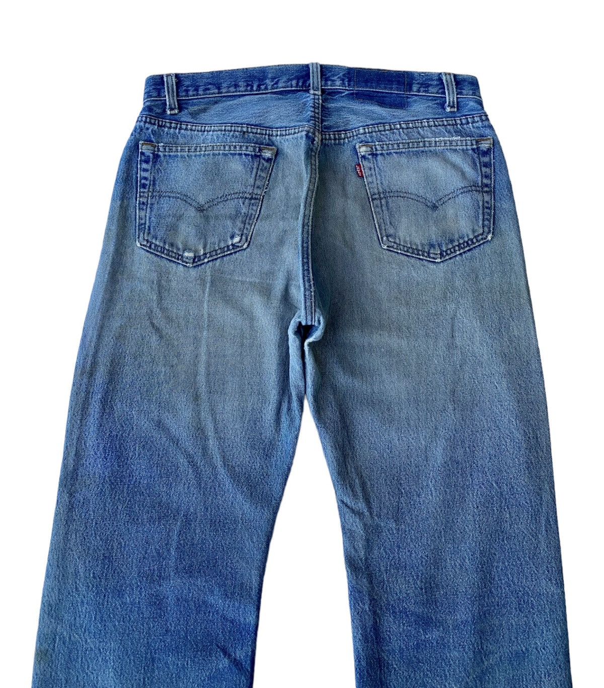 Levi's × Levi's Vintage Clothing VINTAGE LEVIS 501 USA THRASHED DISTRESS DENIM JEANS Size US 34 / EU 50 - 6 Thumbnail