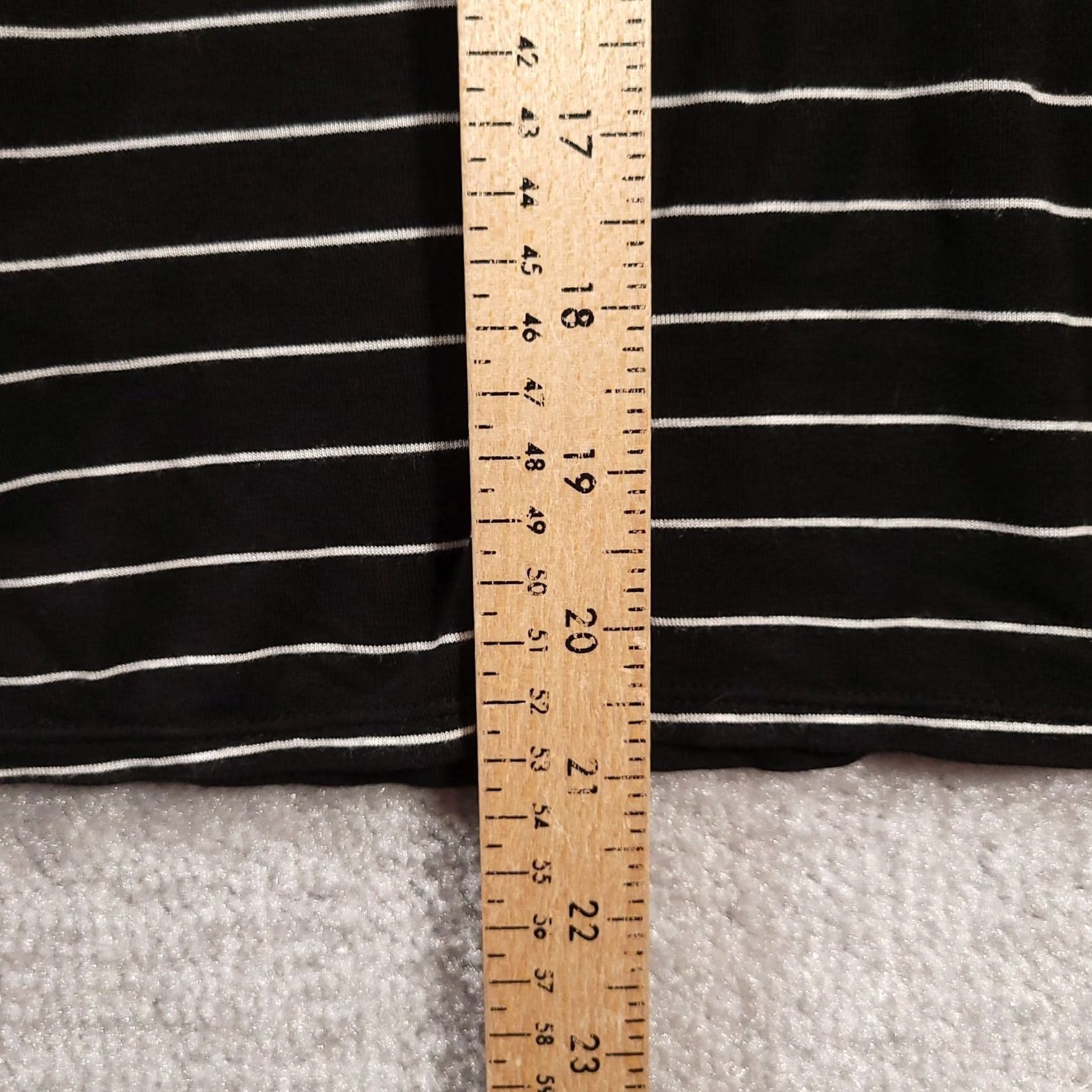 Vintage Max Studio Womens Tank Top M Black White Striped Cutout Stretch Shirt Size M / US 6-8 / IT 42-44 - 6 Thumbnail