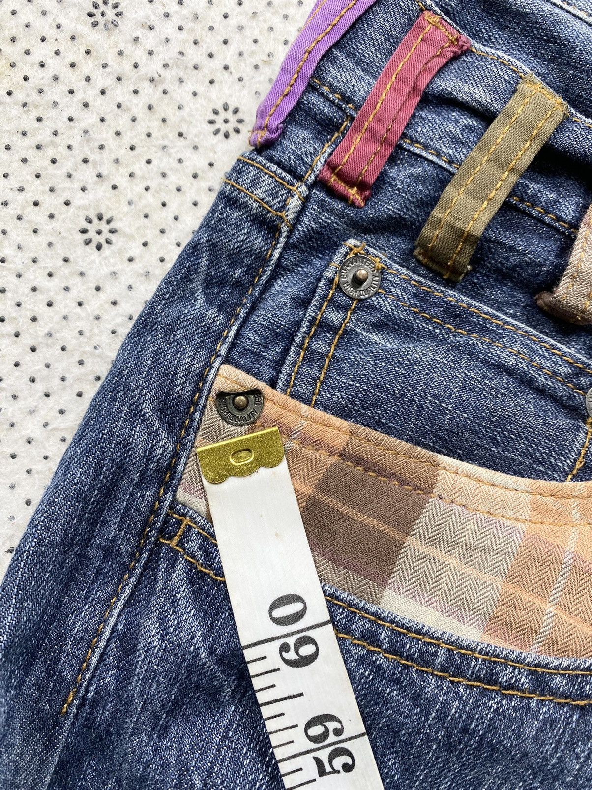 Hysteric Glamour Double Waist Light Jeans By Oririn Denim Size US 32 / EU 48 - 8 Thumbnail