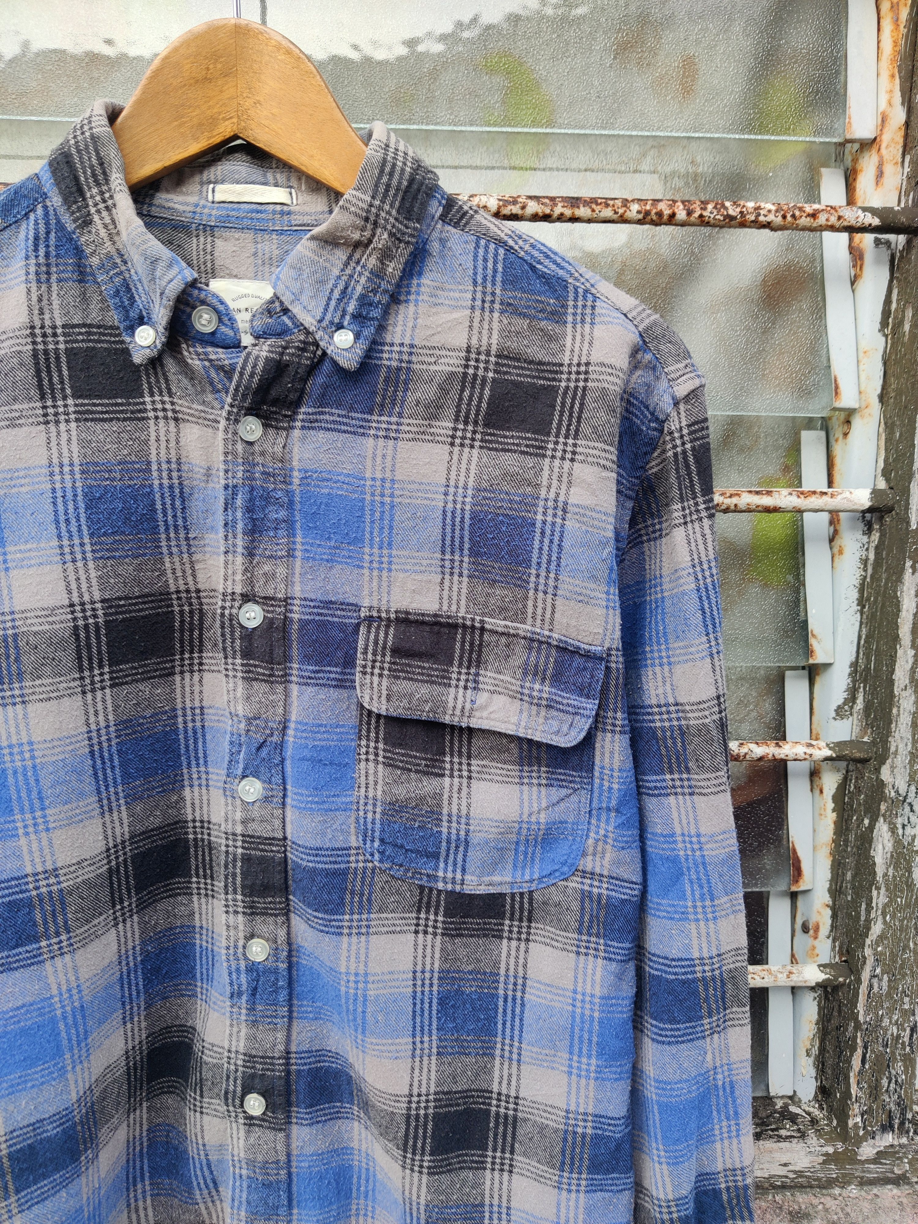Vintage Vintage Urban Research Checkers Flannel Shirt Size US M / EU 48-50 / 2 - 3 Thumbnail
