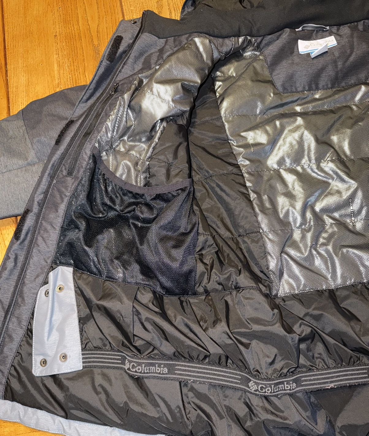 Columbia Columbia Women’s Omni Heat Black & Gray Hooded Jacket XL Size XL / US 12-14 / IT 48-50 - 9 Thumbnail