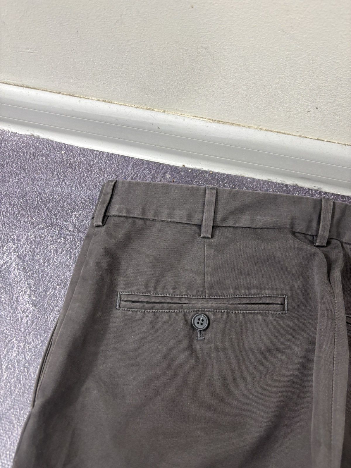 Arket Arket Men’s Brown/Grey Cotton Blend Chino Pants Trousers Size US 34 / EU 50 - 18 Thumbnail