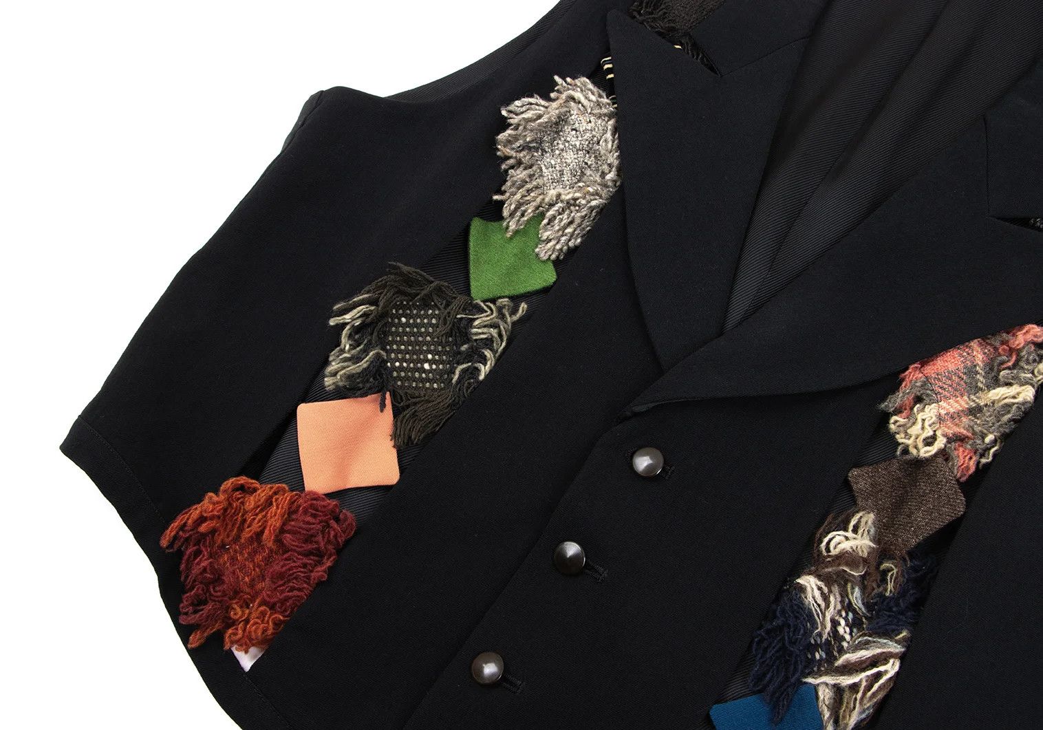 Yohji Yamamoto Yohji Yamamoto Argyle Vest in Black Size US M / EU 48-50 / 2 - 10 Thumbnail
