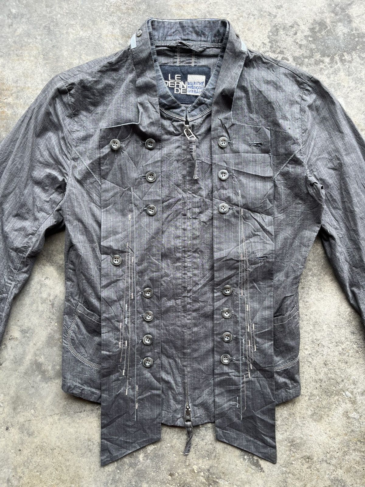 Marithe + Francois Girbaud MARITHE FRANCOIS GIRBAUD ZIP UP SHIRT Size S / US 4 / IT 40 - 5 Thumbnail