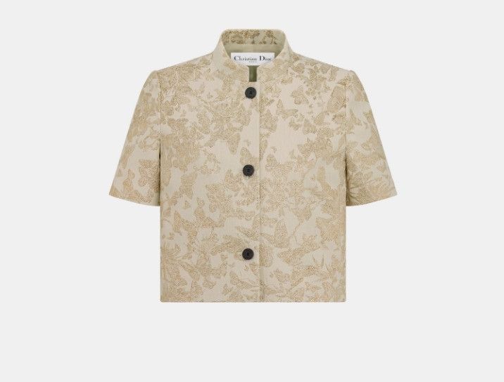 Dior o1w1db10225 411V68 Jacket in Beige Size S / US 4 / IT 40 - 1 Thumbnail