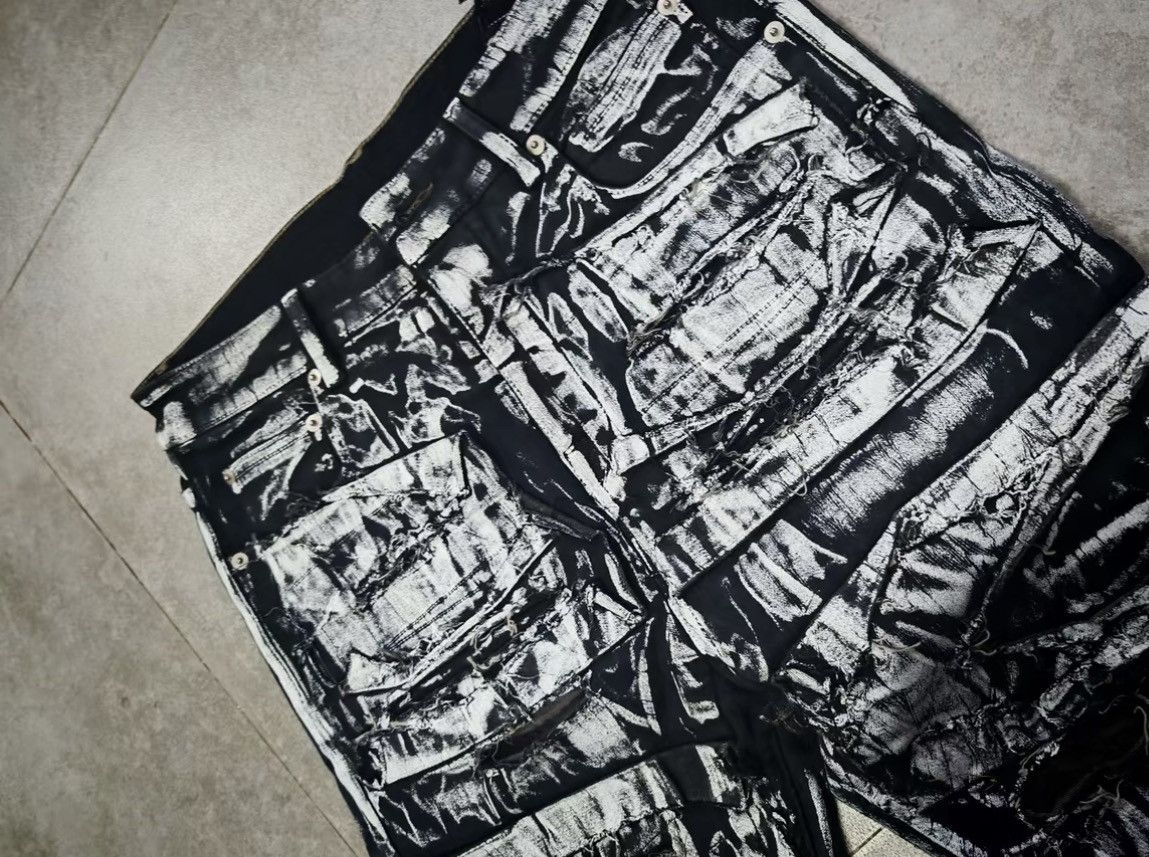 Rick Owens Rick Owens "Mega Cargo" distressed jeans Size US 31 - 4 Thumbnail