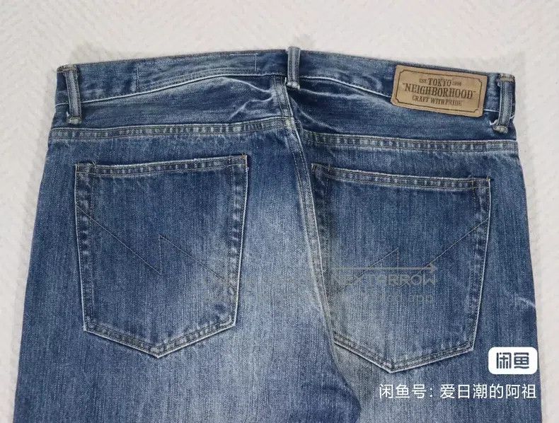 Neighborhood Neighborhood size L Washed Denim Pants Size US 27 - 4 Thumbnail