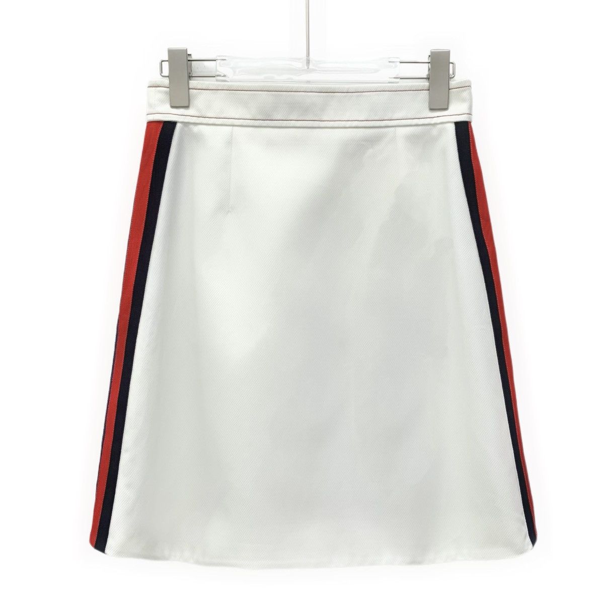 Gucci Gucci 23 collection White Cotton Casual Denim Halter Skirt Size 27" / US 4 / IT 40 - 2 Thumbnail