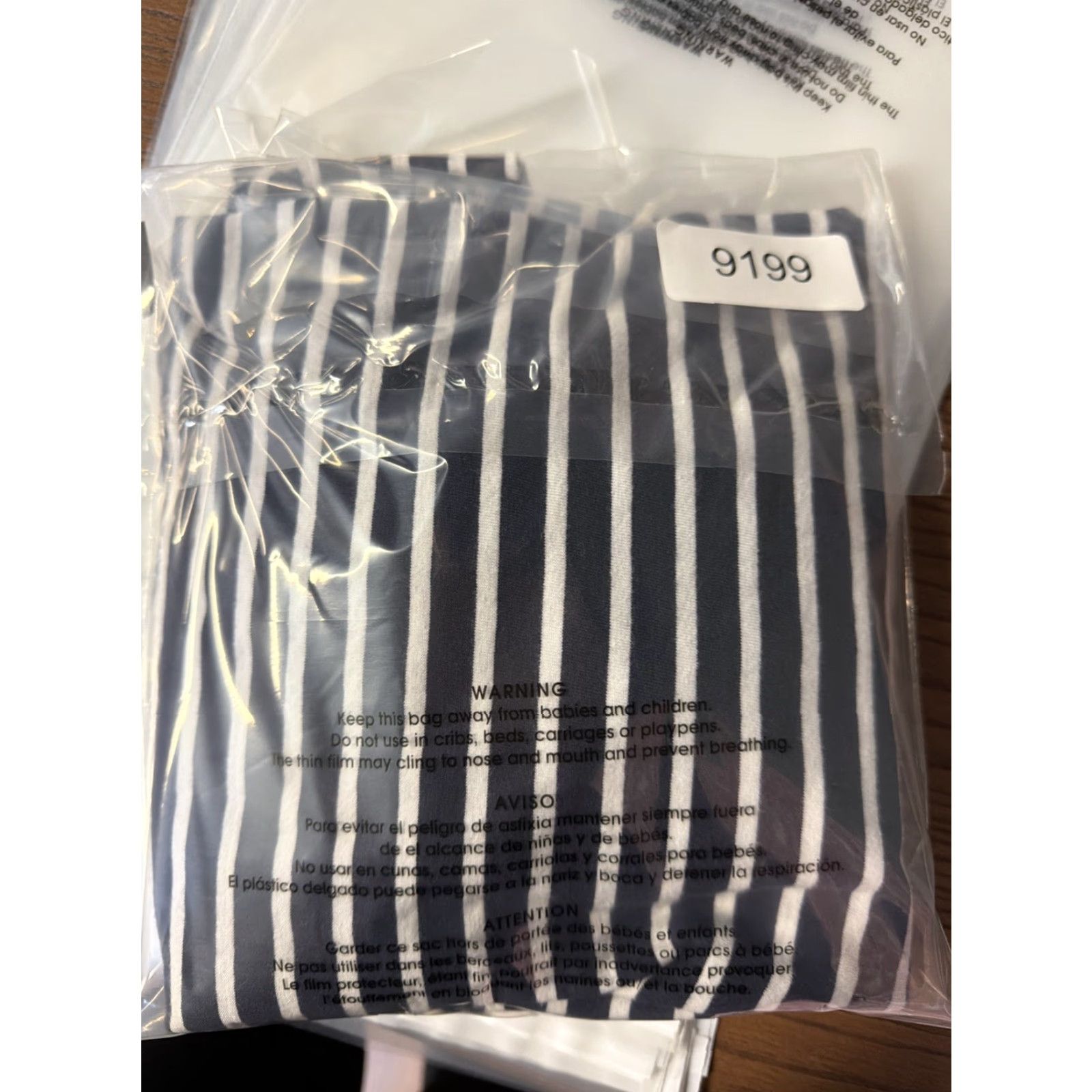 Talbots T by Talbots Blue Pointelle Stripe Raglan Pullover Drawstring Long Sleeve Top XL - Women - T-Shirt - Casual - Regular Fit Size XL / US 12-14 / IT 48-50 - 4 Thumbnail