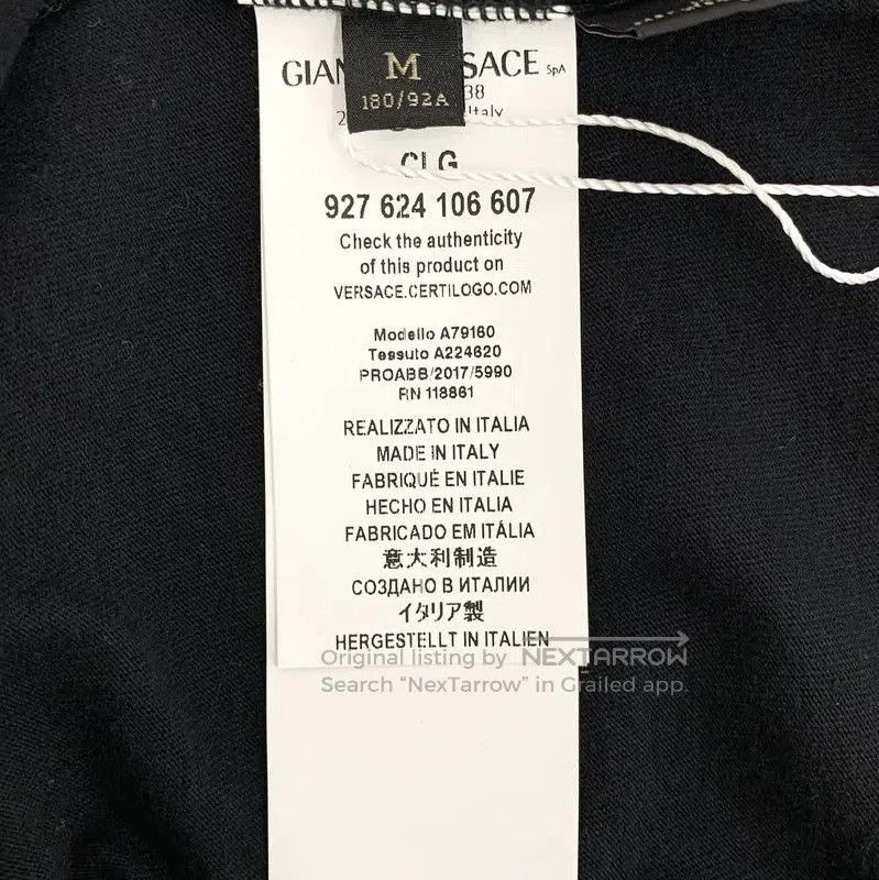 Versace Versace Black Cotton Women's T-Shirt . Size M / US 6-8 / IT 42-44 - 7 Thumbnail