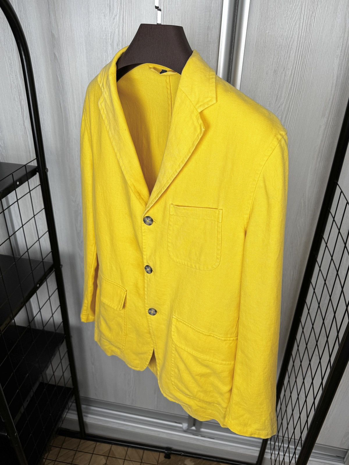 Other J.Keydge yellow linen ivy slack jacket blazer size 50 Size 40R - 5 Thumbnail