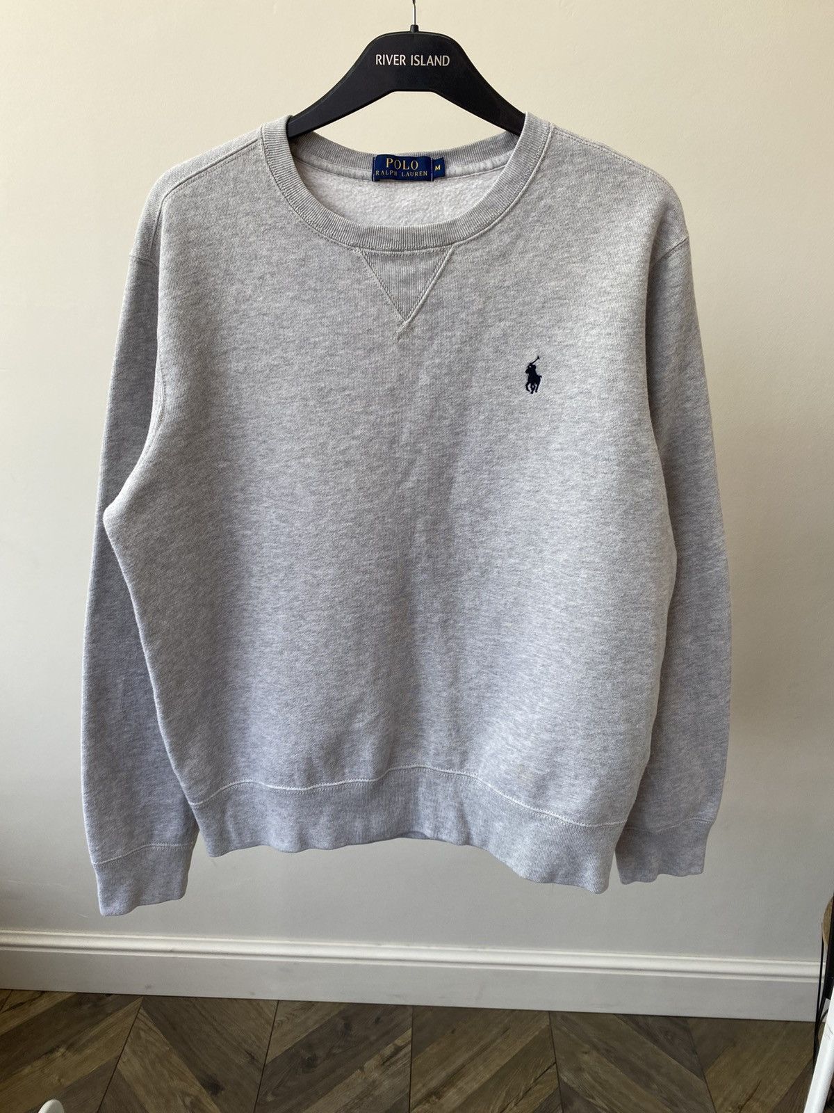 Polo Ralph Lauren Vintage Polo Ralph Lauren Grey Sweatshirt Size US M / EU 48-50 / 2 - 2 Thumbnail