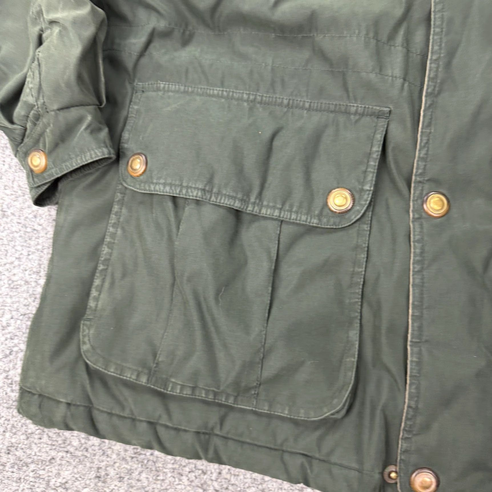 Croft & Barrow Croft & Barrow Jacket Mens M Green Hooded Parka Insulated Lined Full Zip Pockets Zipped Pockets Outdoor Fall Winter Size US M / EU 48-50 / 2 - 3 Thumbnail