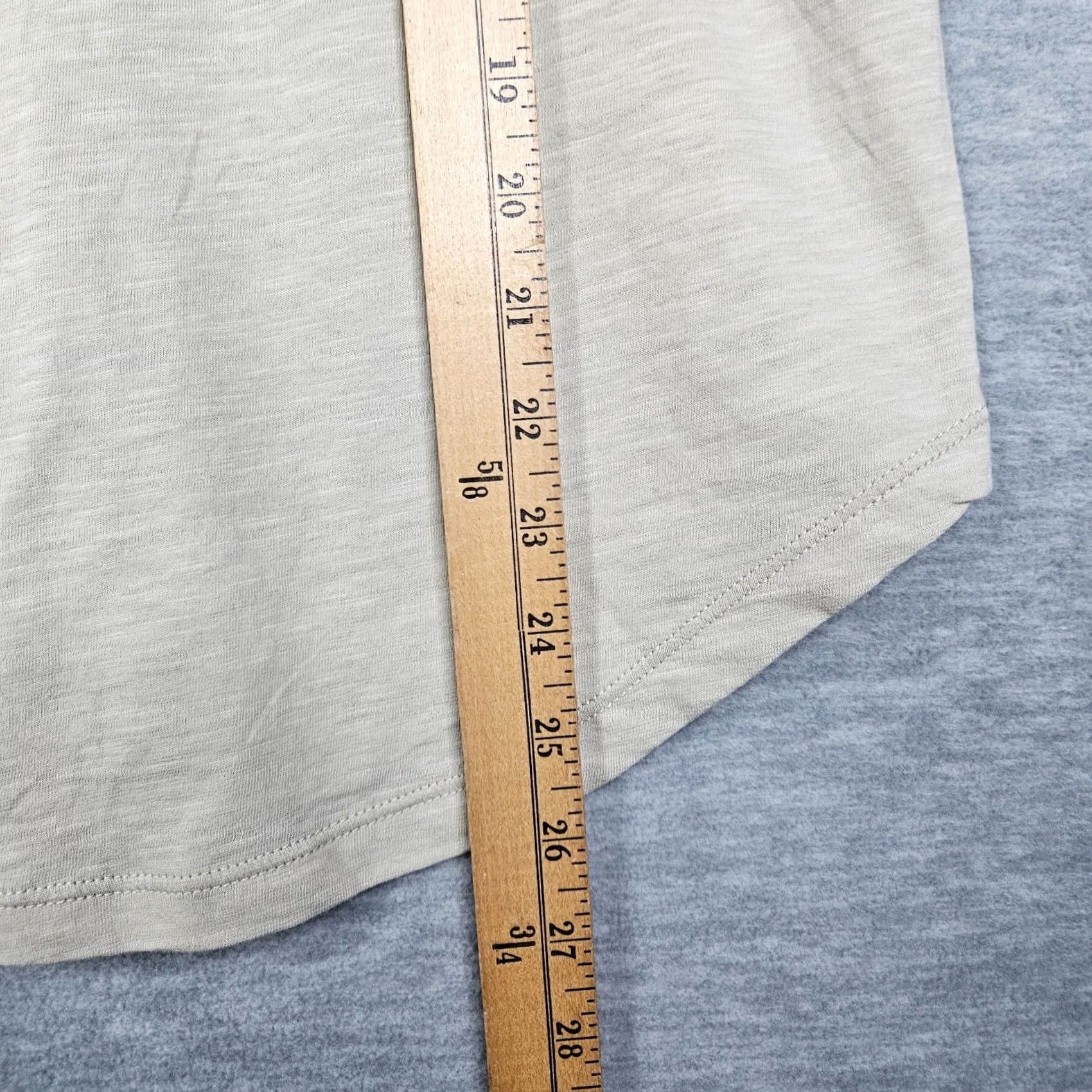 Madewell Madewell Women's Short Sleeve T-Shirt Beige 2XS Regular Cotton Blend Round Neck Pullover Casual New Size XXS / US 00 / IT 34 - 4 Thumbnail