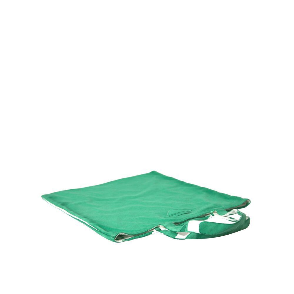 Prada Prada Elegant Green Fabric Tote Bag Size ONE SIZE - 5 Thumbnail