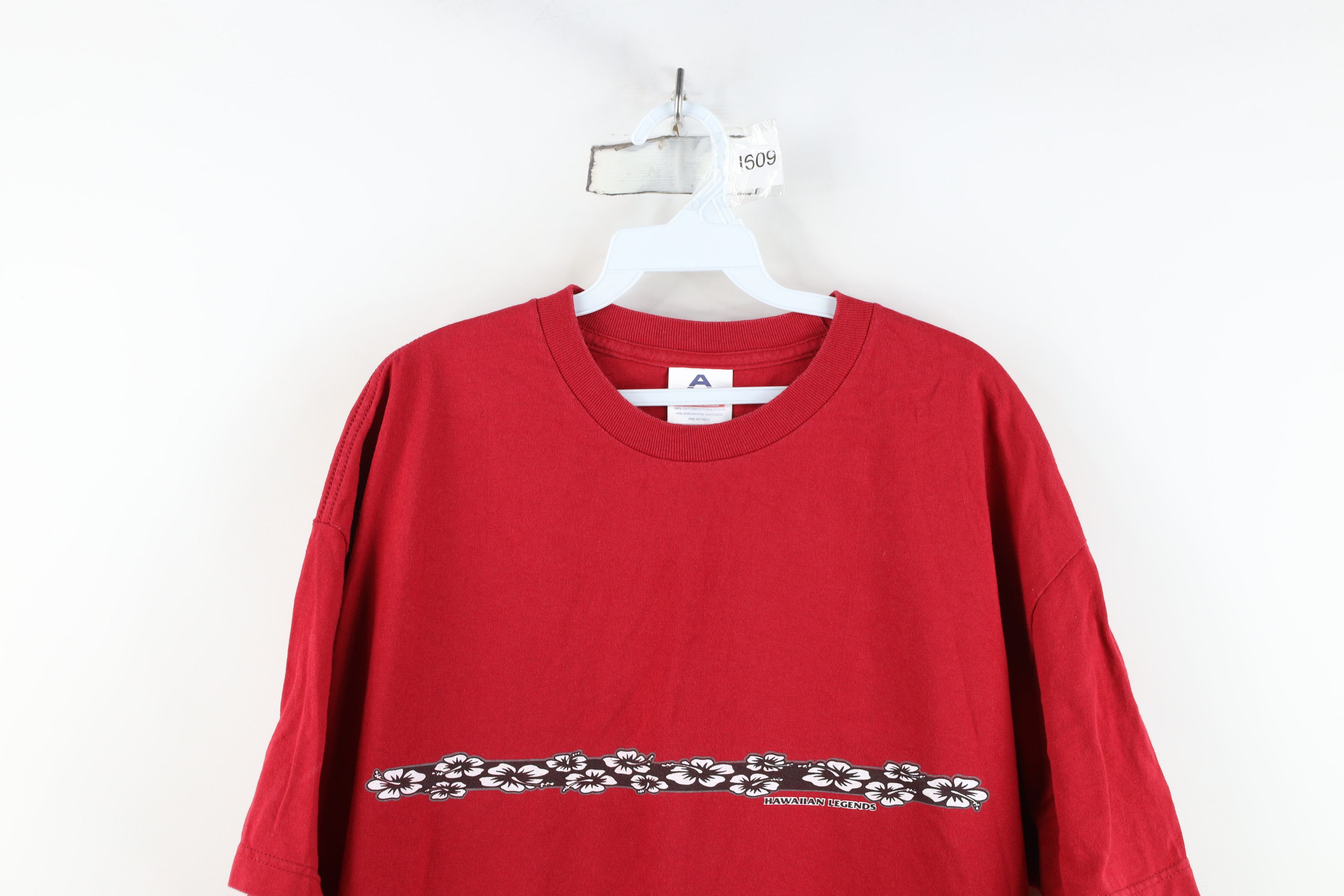 Vintage Vintage 90s Y2K Streetwear Legends Flower Surf T-Shirt Size US XL / EU 56 / 4 - 2 Thumbnail