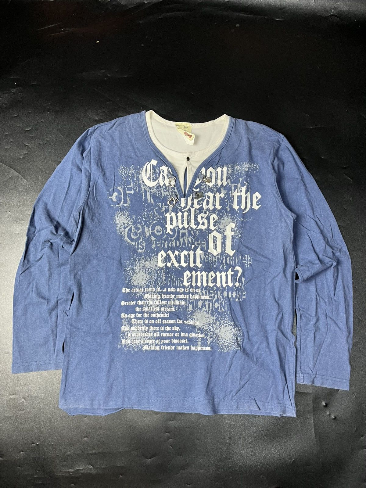 Hysteric Glamour × Japanese Brand japanese Poem Punk Tshirt uknown Size US L / EU 52-54 / 3 - 1 Thumbnail