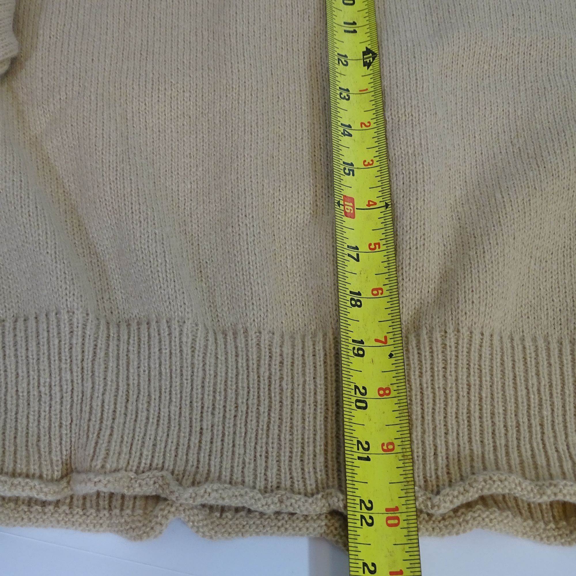 Shein Shein Women Beige Knit Crew Sweater Size XL US 12 Pocket Size XL / US 12-14 / IT 48-50 - 9 Thumbnail
