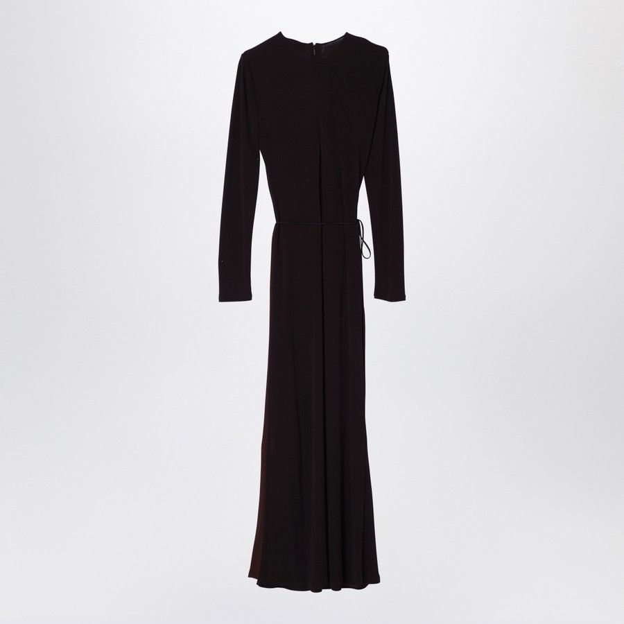 Fendi o1d2blof0824 Draped Long Dress Jersey in Dark Grey Size M / US 6-8 / IT 42-44 - 2 Thumbnail