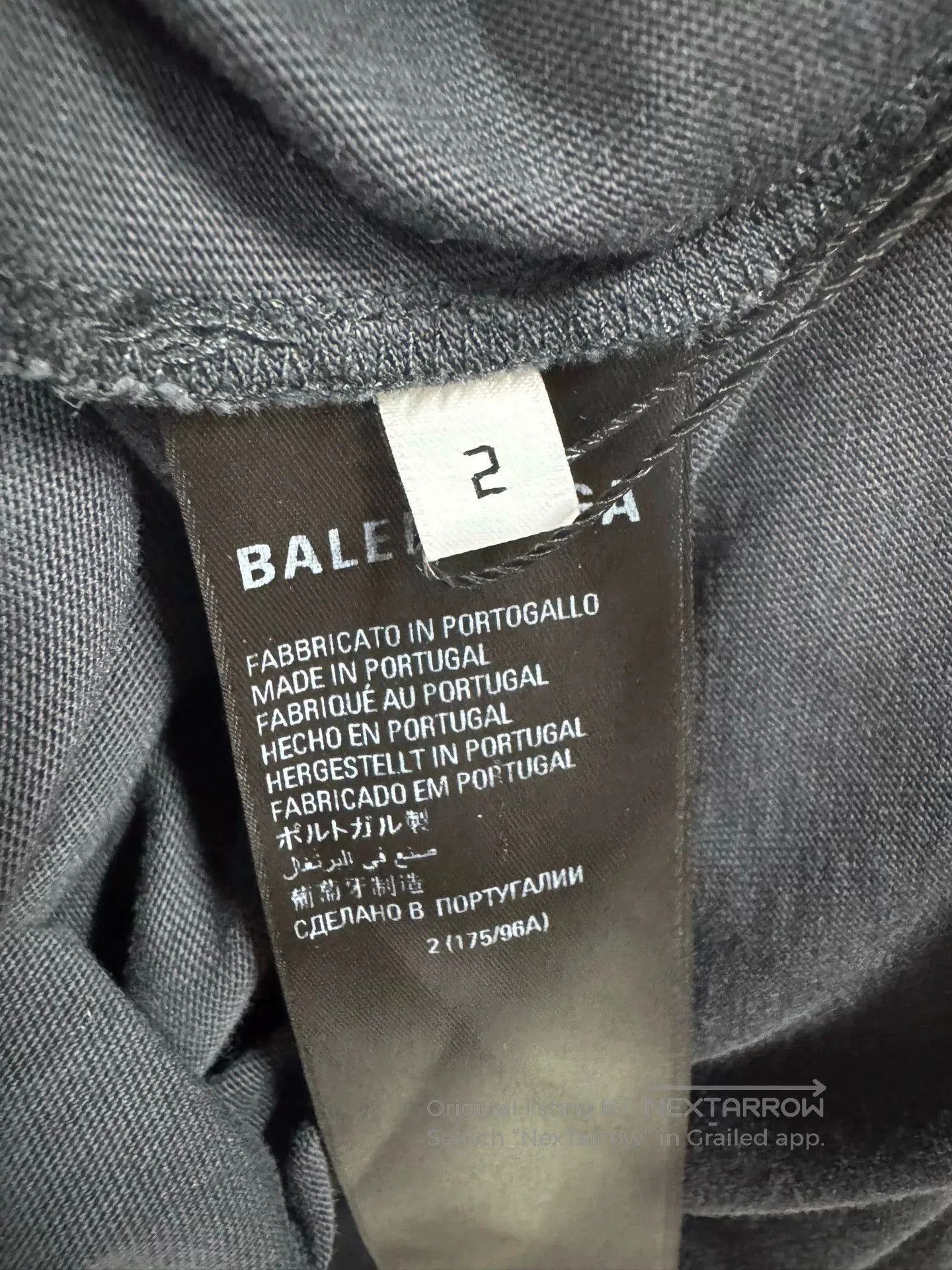 Balenciaga Balenciaga Repaired 3B Distressed T. Size US M / EU 48-50 / 2 - 7 Thumbnail