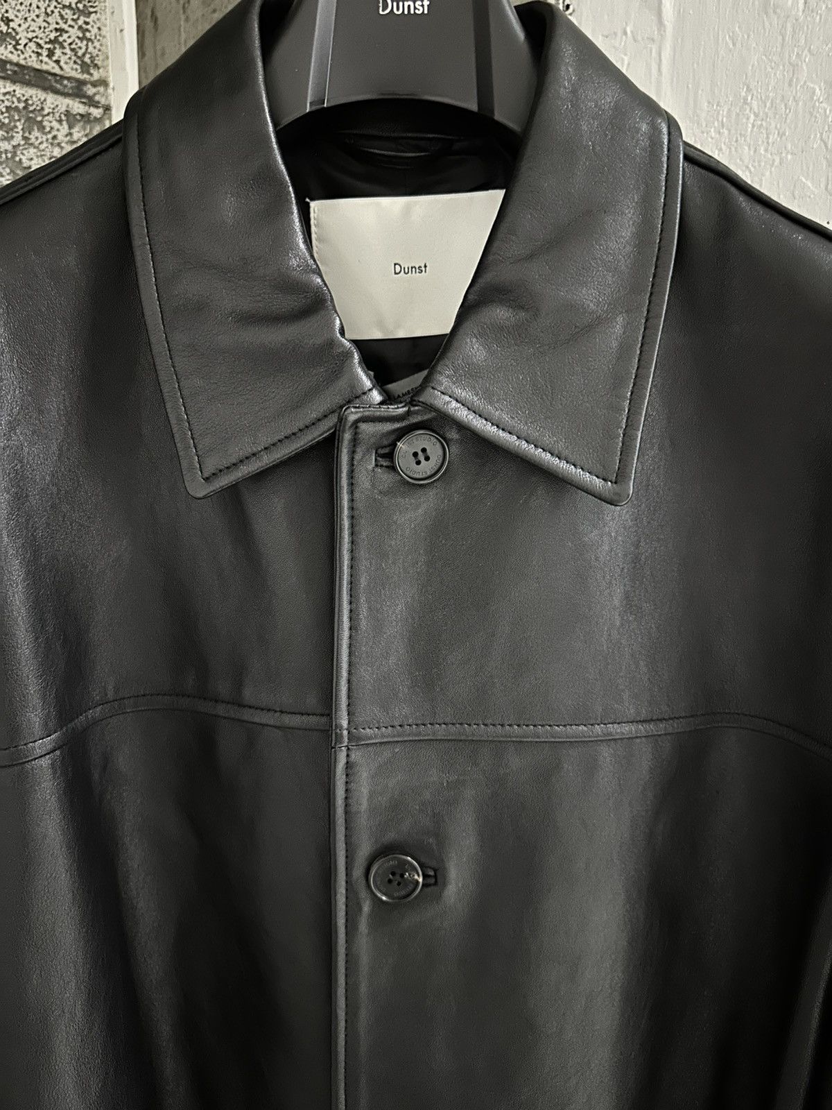 Other Dunst black lamb leather half jacket Size US XL / EU 56 / 4 - 4 Thumbnail