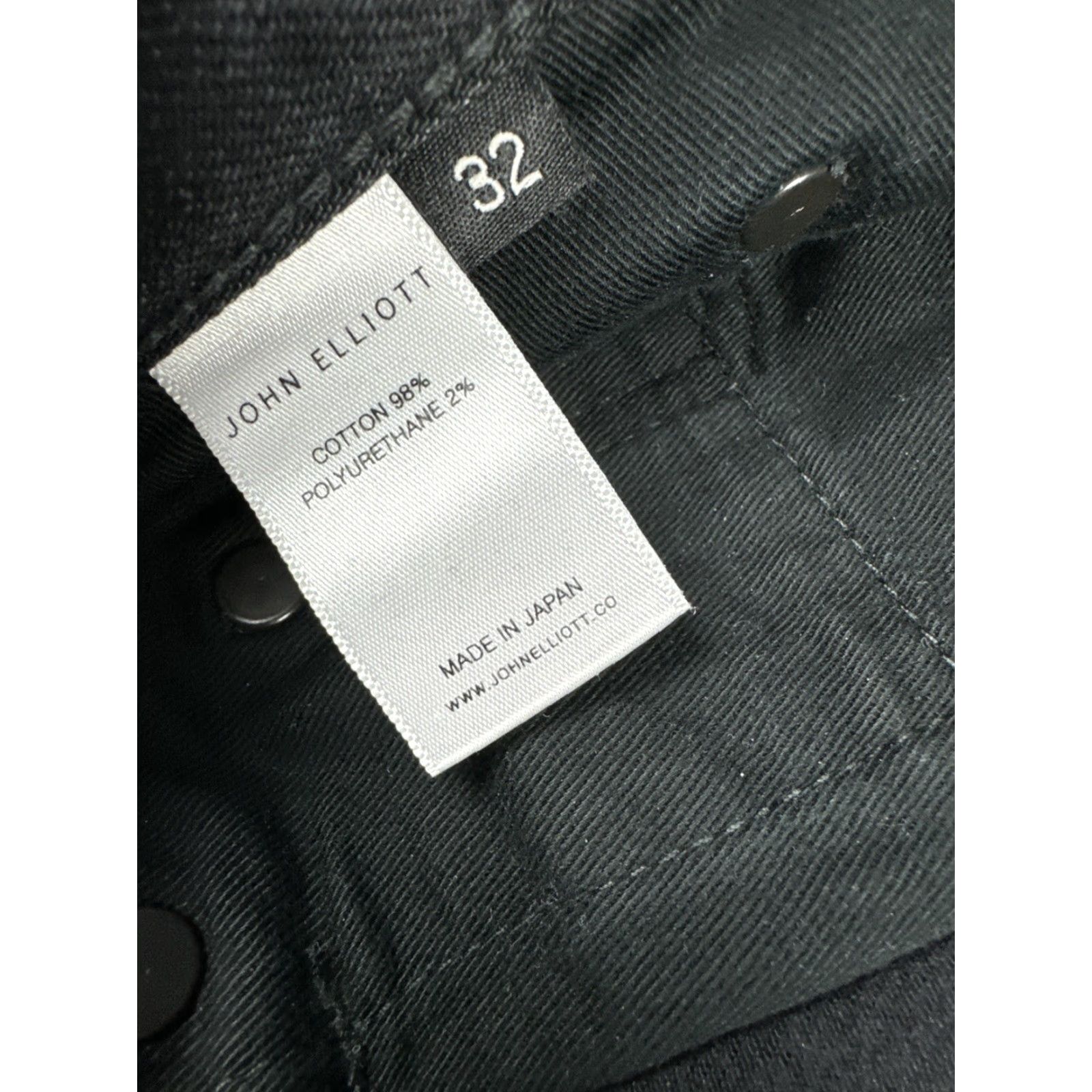 John Elliott John Elliot Season Ten Jeans Black Denim 32 X 33 Made In Japan Men’s Size US 32 / EU 48 - 3 Thumbnail