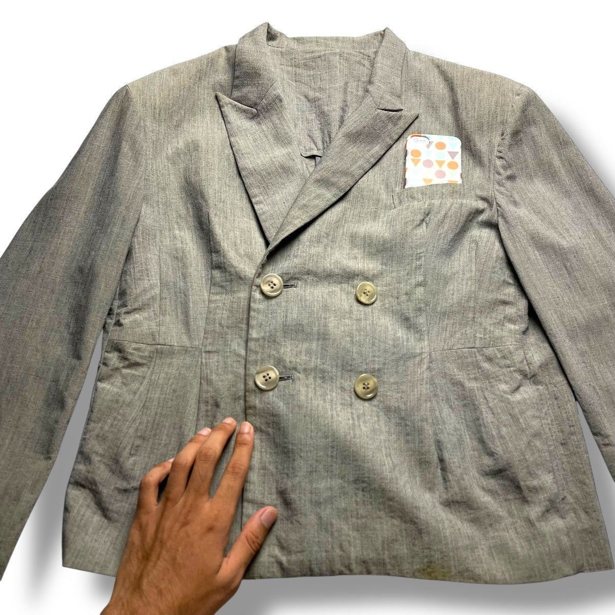 Yohji Yamamoto VINTAGE Y'S YOHJI YAMAMOTO WOOL BLAZER JACKET Size M / US 6-8 / IT 42-44 - 4 Thumbnail