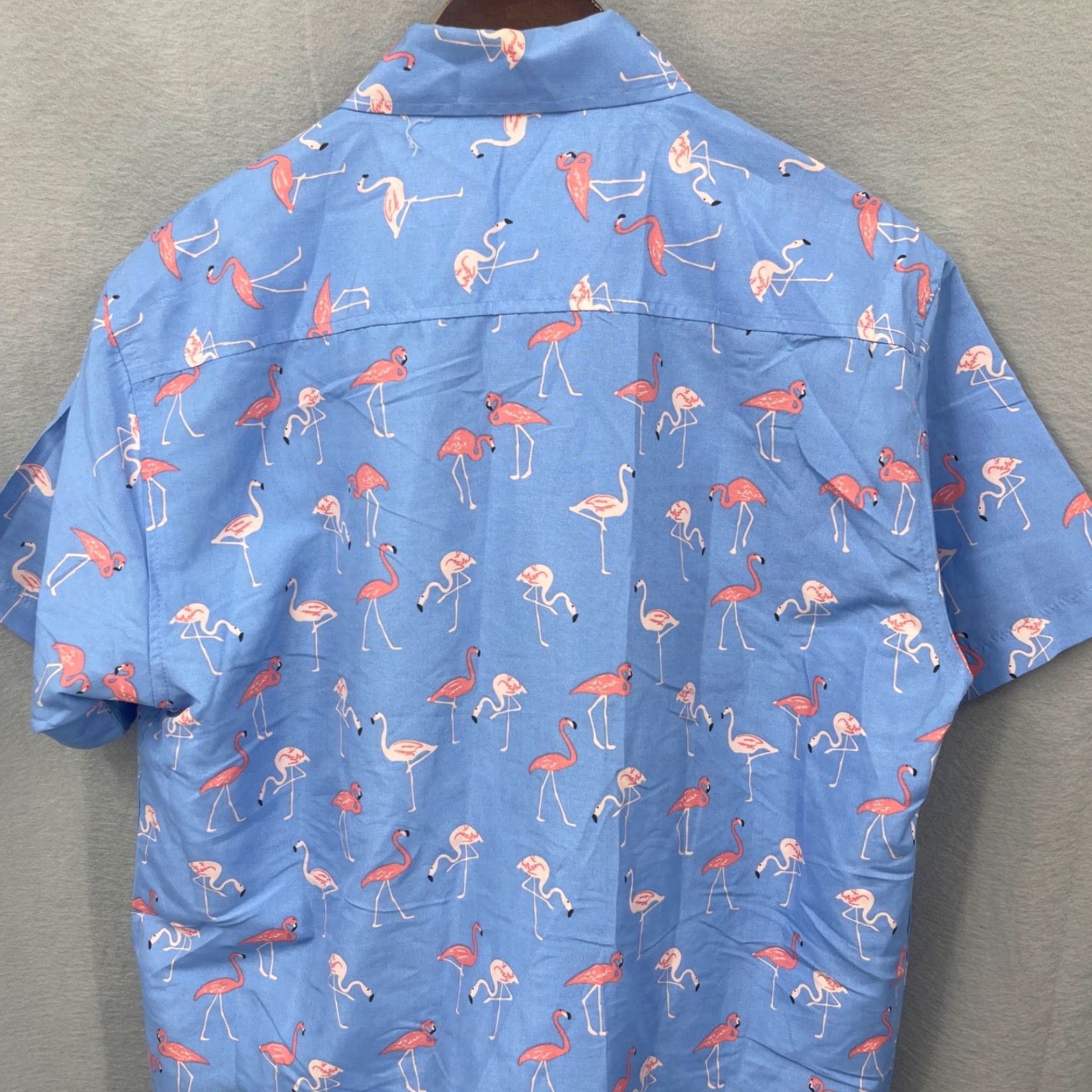 Vintage Lowes Hawaiian Camp Shirt Men S Button Down Flamingo Aop Preppy Vacation Dad Size US S / EU 44-46 / 1 - 4 Thumbnail