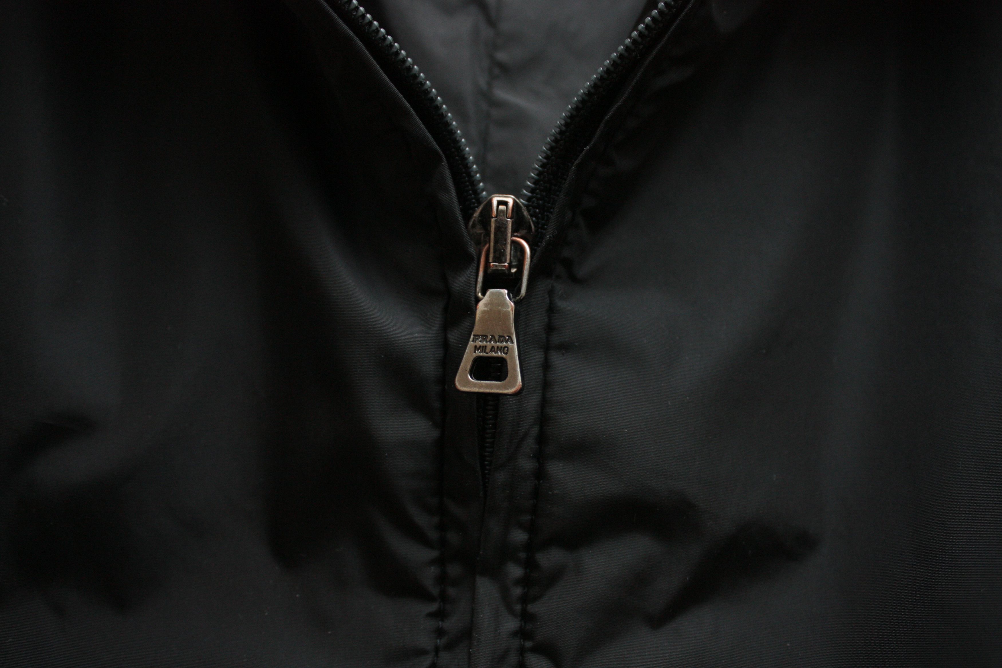 Prada Prada Lightweight Black Nylon Jacket Art.SGV810 Men's 50 Size US M / EU 48-50 / 2 - 5 Thumbnail