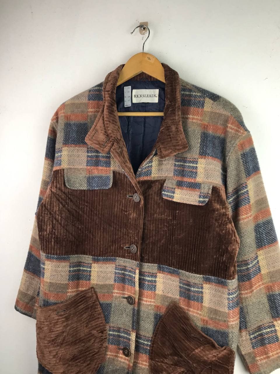 Japanese Brand × Vintage Vintage Wool Jacket Rare Design Size US L / EU 52-54 / 3 - 7 Thumbnail