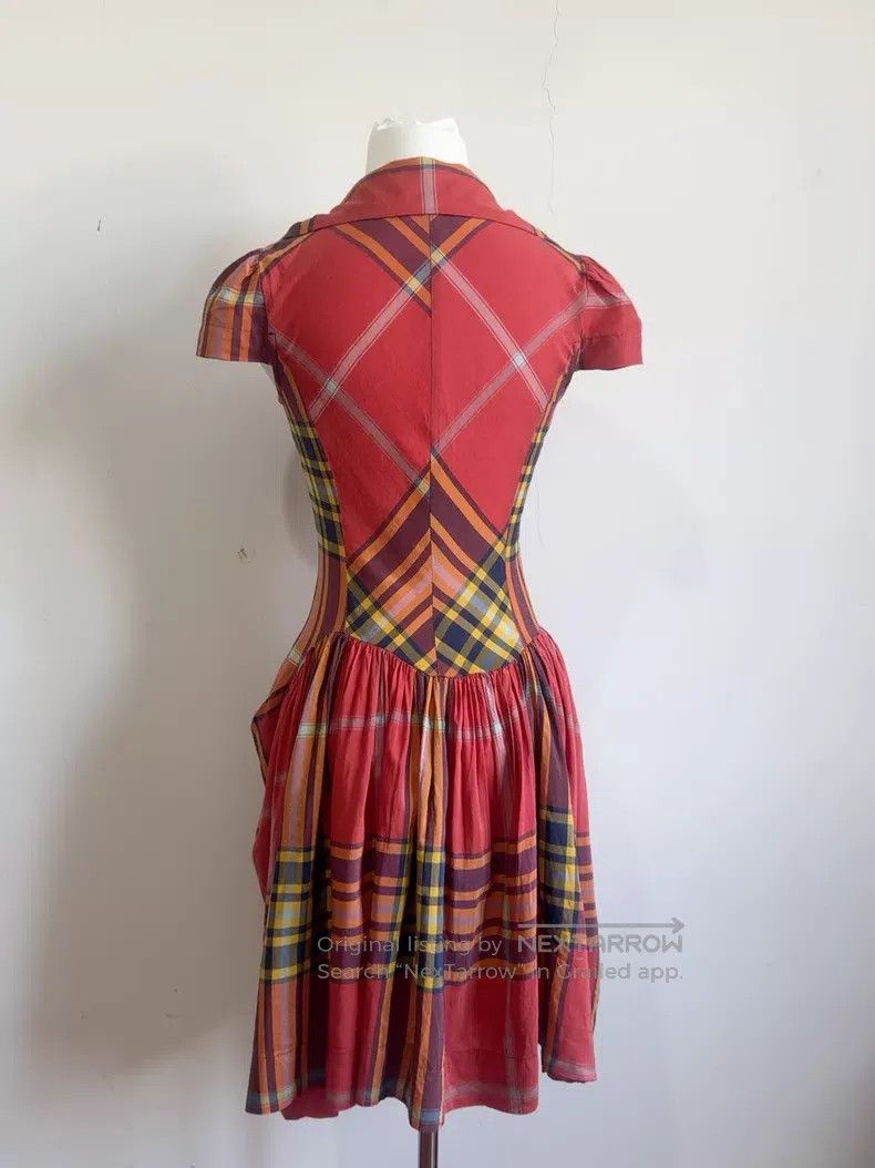 Vivienne Westwood Vivienne Westwood Colorful plaid shift dress Size S / US 4 / IT 40 - 4 Thumbnail
