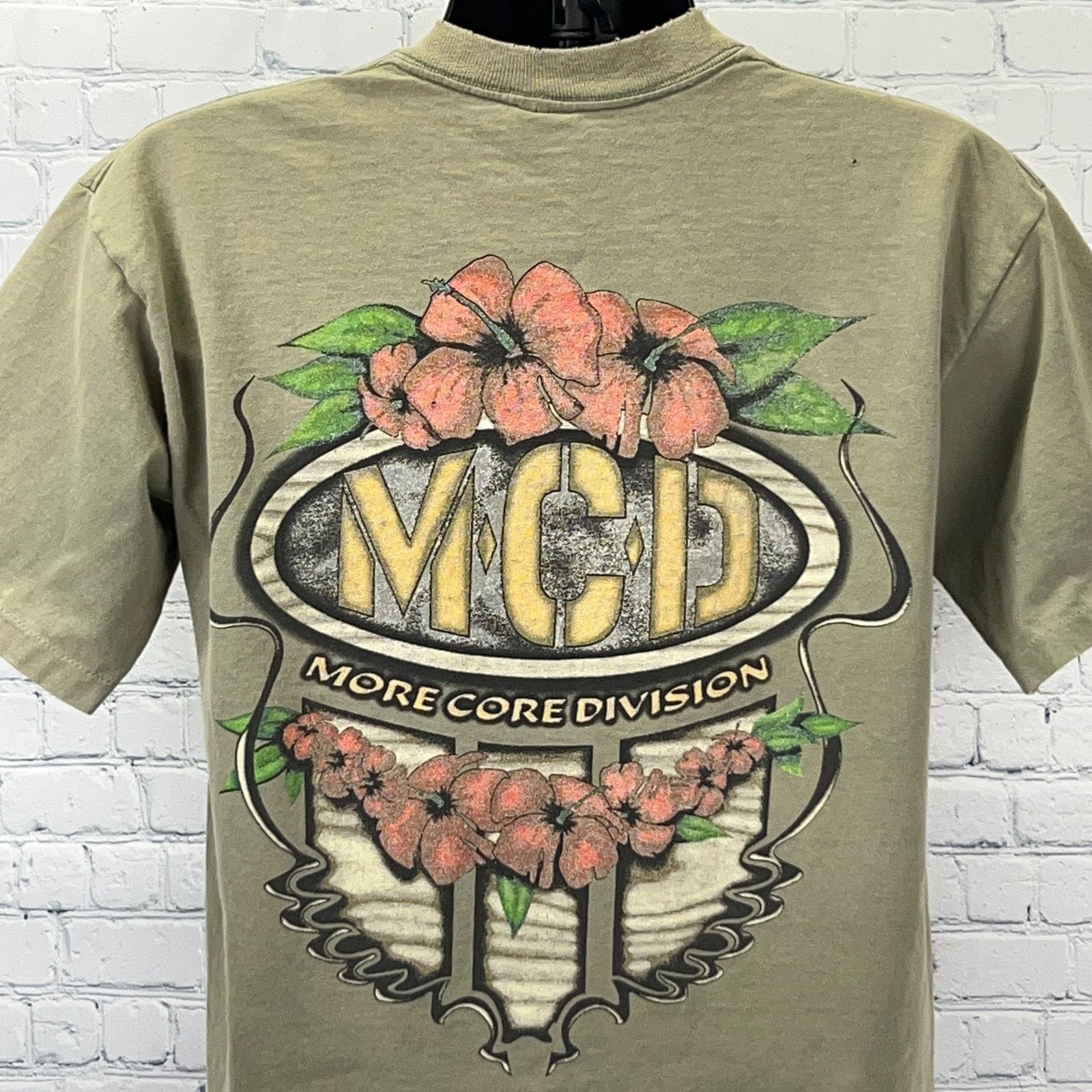 Vintage Distressed Vintage More Core Division MCD T Shirt Green M Size US M / EU 48-50 / 2 - 1 Thumbnail