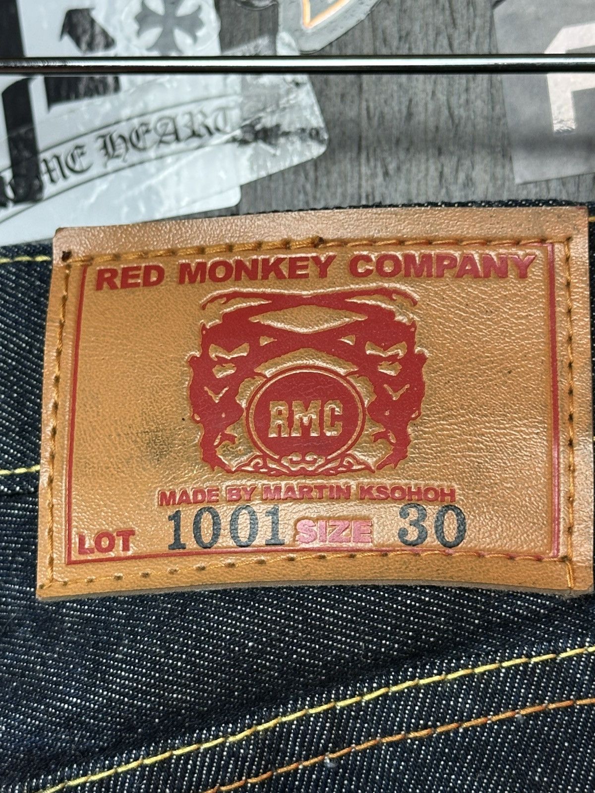 RMC Jeans × Red Monkey RMC 2008 “Erotic Ukiyo-e Collection” 1001 Archive Denim Size US 30 / EU 46 - 17 Thumbnail