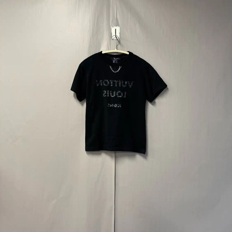 Louis Vuitton Louis Vuitton Black Cotton Women's T-Shirt 0089 Size XS / US 0-2 / IT 36-38 - 1 Thumbnail