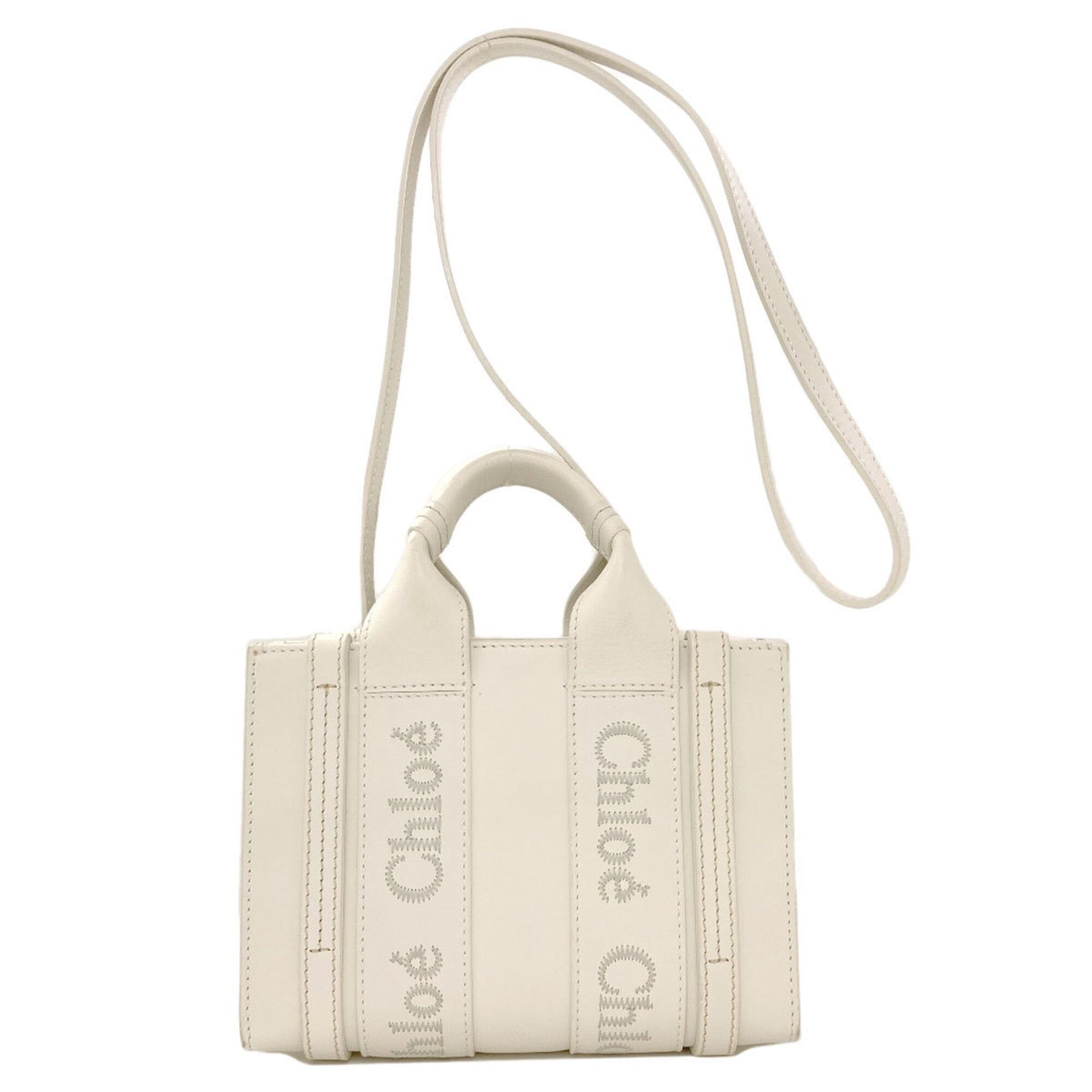 Chloe Chloé Chloe Woody Small 2-Way Handbag, Calfskin, Women's. Size ONE SIZE - 1 Thumbnail