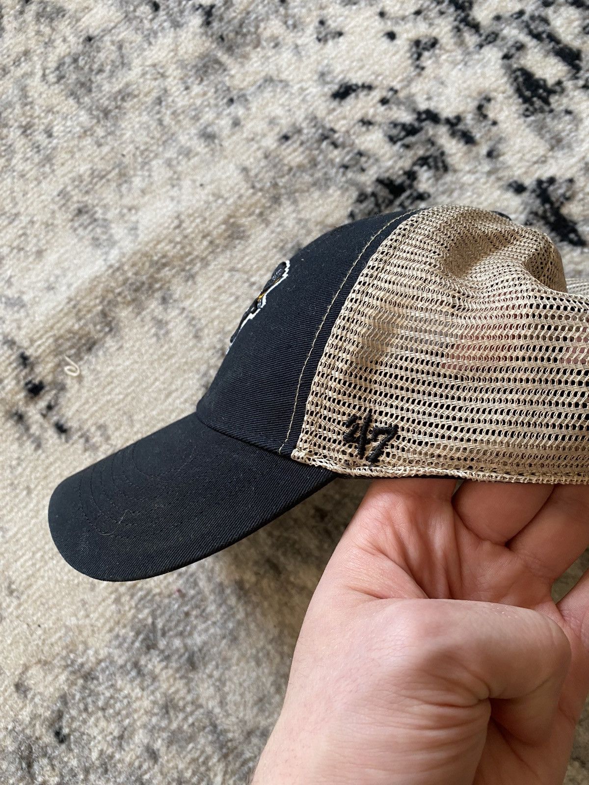 47 Brand × NHL Pitsburg Penguins Cap Vintage 47 Streetwear Nhl Hockey Y2k Size ONE SIZE - 5 Thumbnail