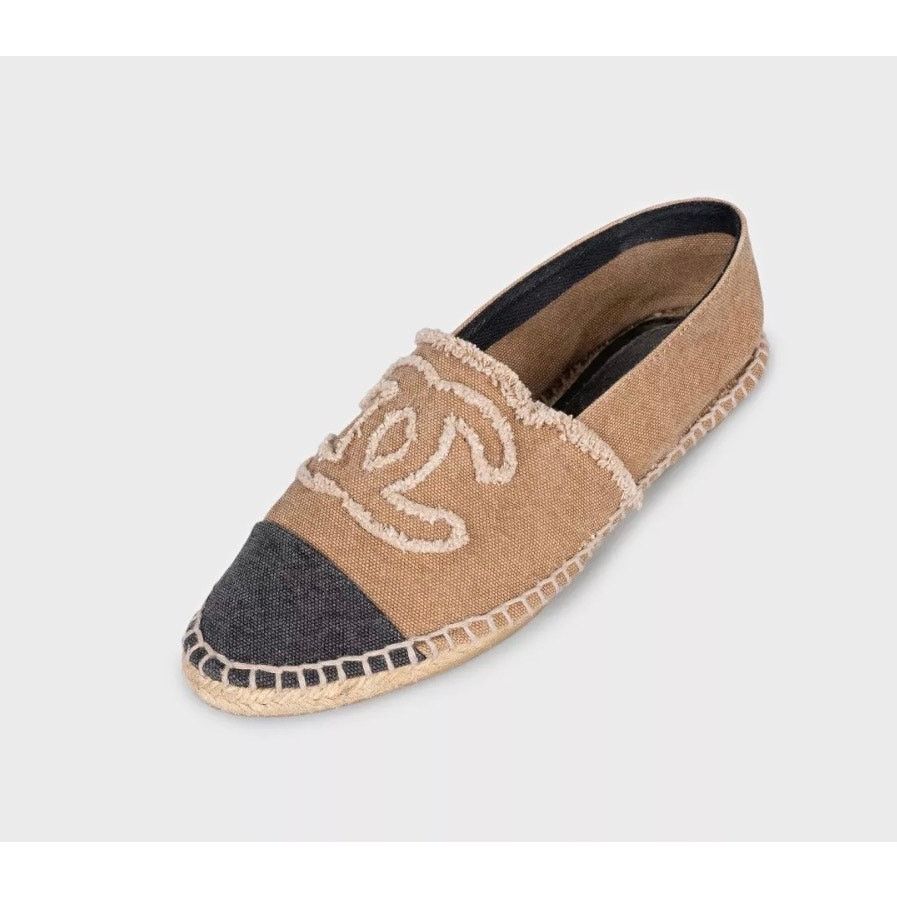 Chanel Chanel Espadrilles with Signature Logo Sz.40 Size US 9 / IT 39 - 3 Thumbnail