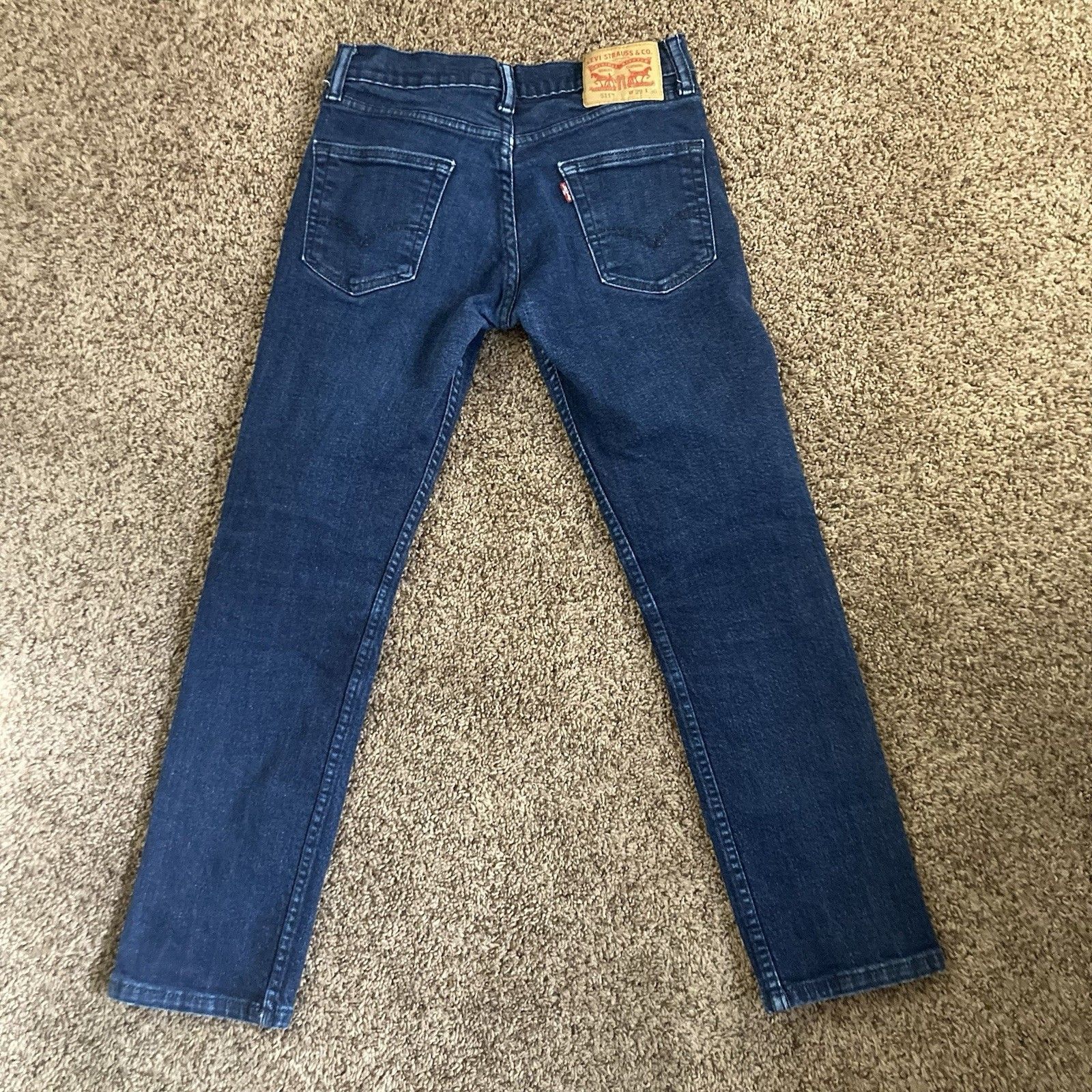 Levi's Levis 511 Slim Fit Jeans Mens 29 x 30 Dark Wash Blue Denim Size US 29 - 3 Thumbnail