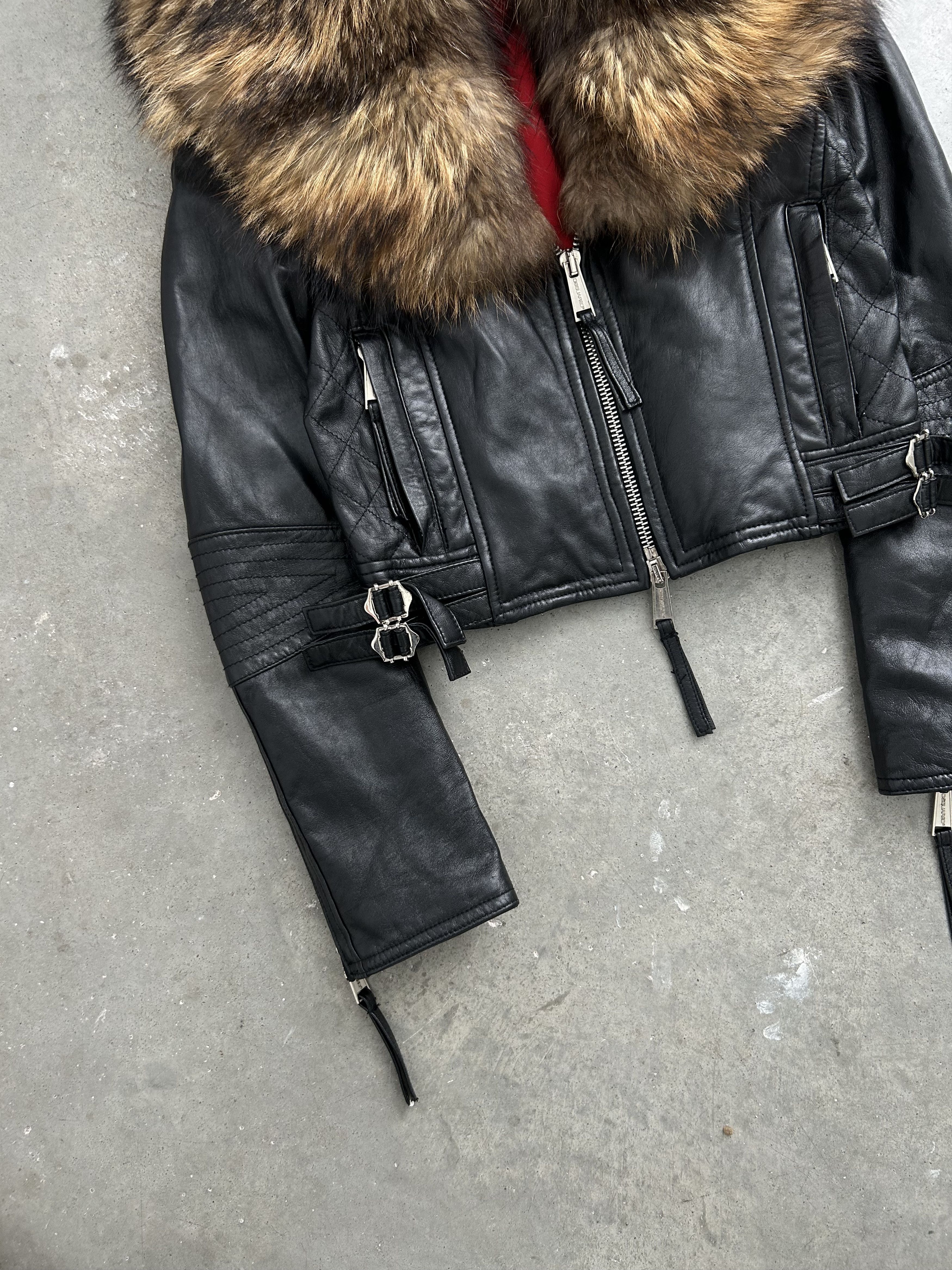 【信頼】 Dsquared2 Dsquared2 Fur Leather Cropped Jacket | Grailed ジャケット・アウター