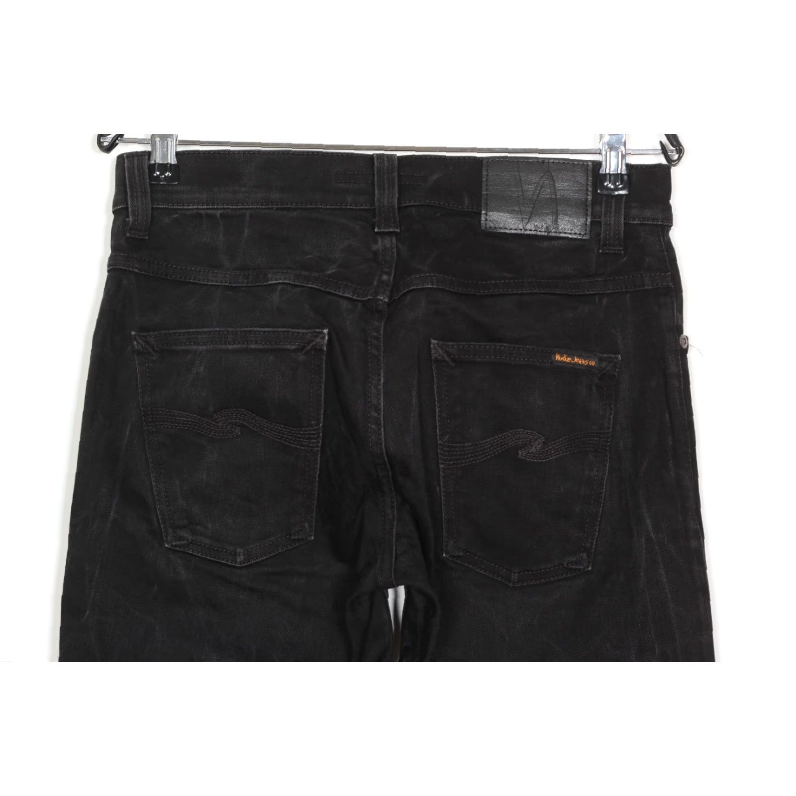 Nudie Jeans NUDIE JEANS Grim Tim Dry Cold BLACK Jeans Men Size W30 L30 Slim Straight DZ7882 Size US 30 / EU 46 - 4 Thumbnail