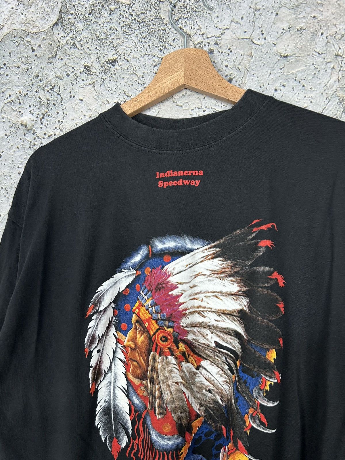 Vintage Vintage Indianerna Speedway 90s Graphic Tee Archive Size US XL / EU 56 / 4 - 3 Thumbnail