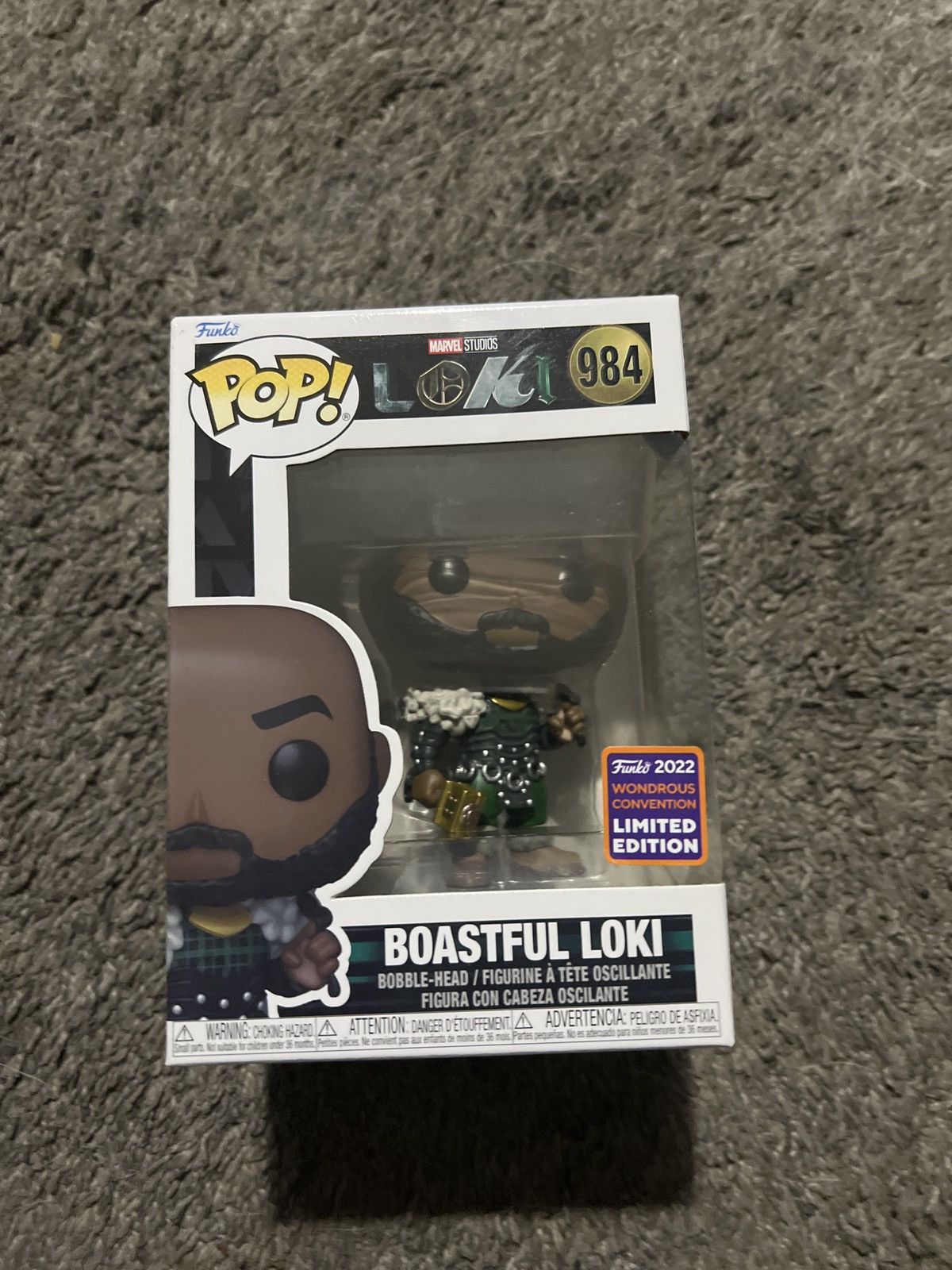 Marvel Comics Funko Pop! Boastful Loki Bobble-Head Size ONE SIZE - 1 Thumbnail