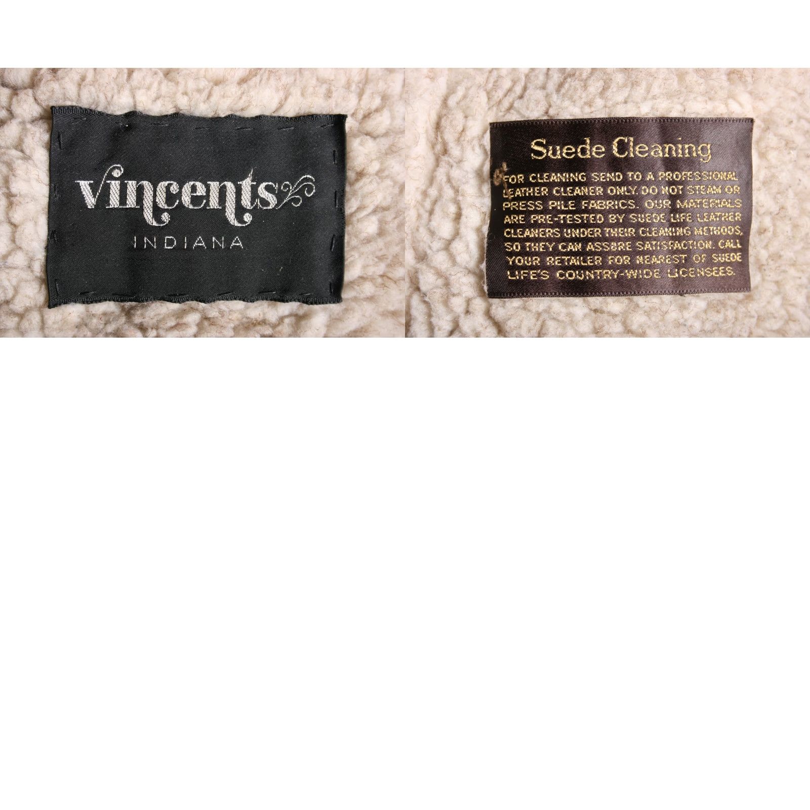 Vintage VINTAGE Vincents Sheepskin Suede Sherpa Lined Coat Men M Light Brown Wool Fur Western Button Wool Fur Collar 90s Mens Size US M / EU 48-50 / 2 - 9 Thumbnail