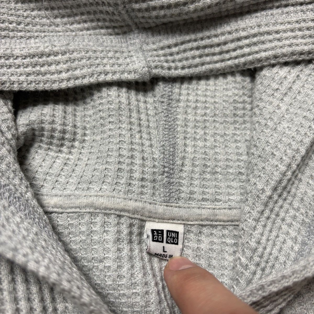 Hysteric Glamour × If Six Was Nine × Japanese Brand japan vibe waffle hoodie LGB style y2k if six was nine Size US M / EU 48-50 / 2 - 2 Thumbnail