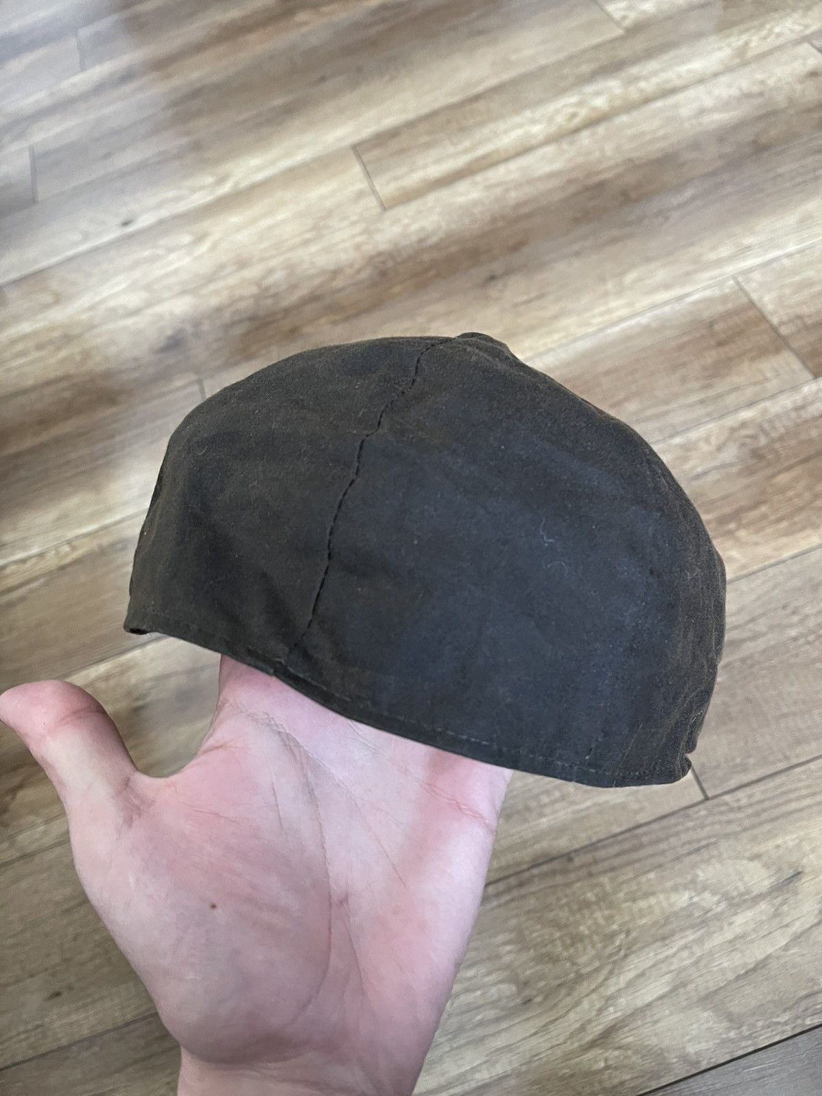 Barbour Barbour Vintage Waxed Wax Flat Cap Hat Size ONE SIZE - 4 Thumbnail