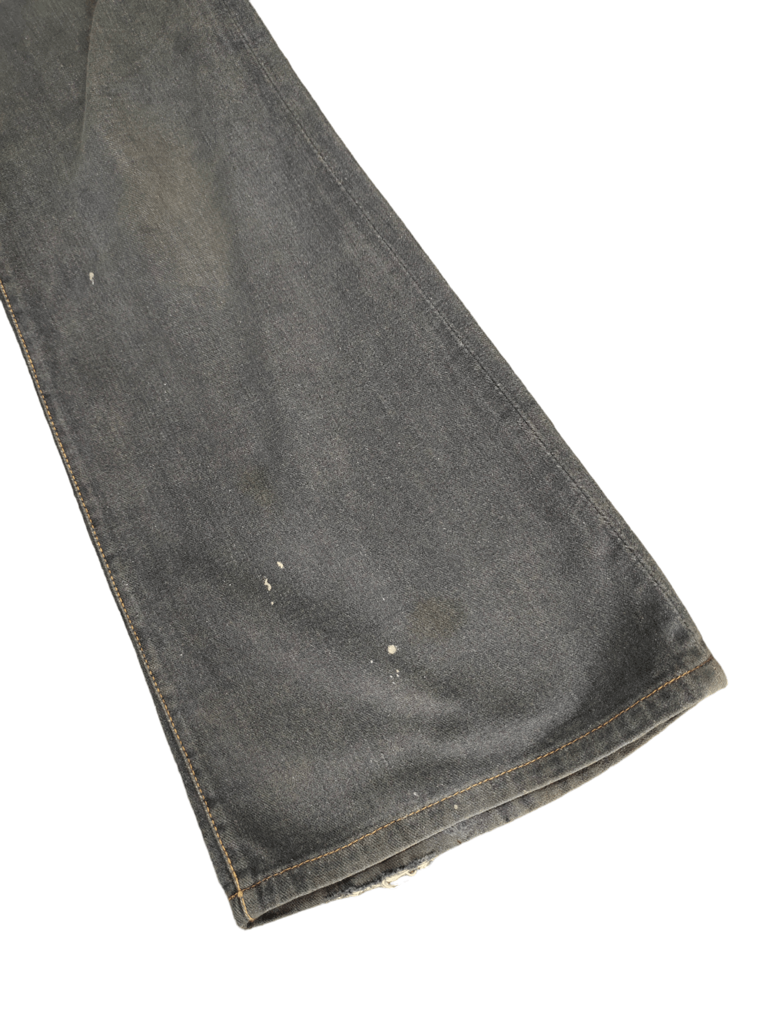 If Six Was Nine Flare Jeans Borman Distress Faded Bootcut Bell Bottom 80s Size US 30 / EU 46 - 8 Thumbnail
