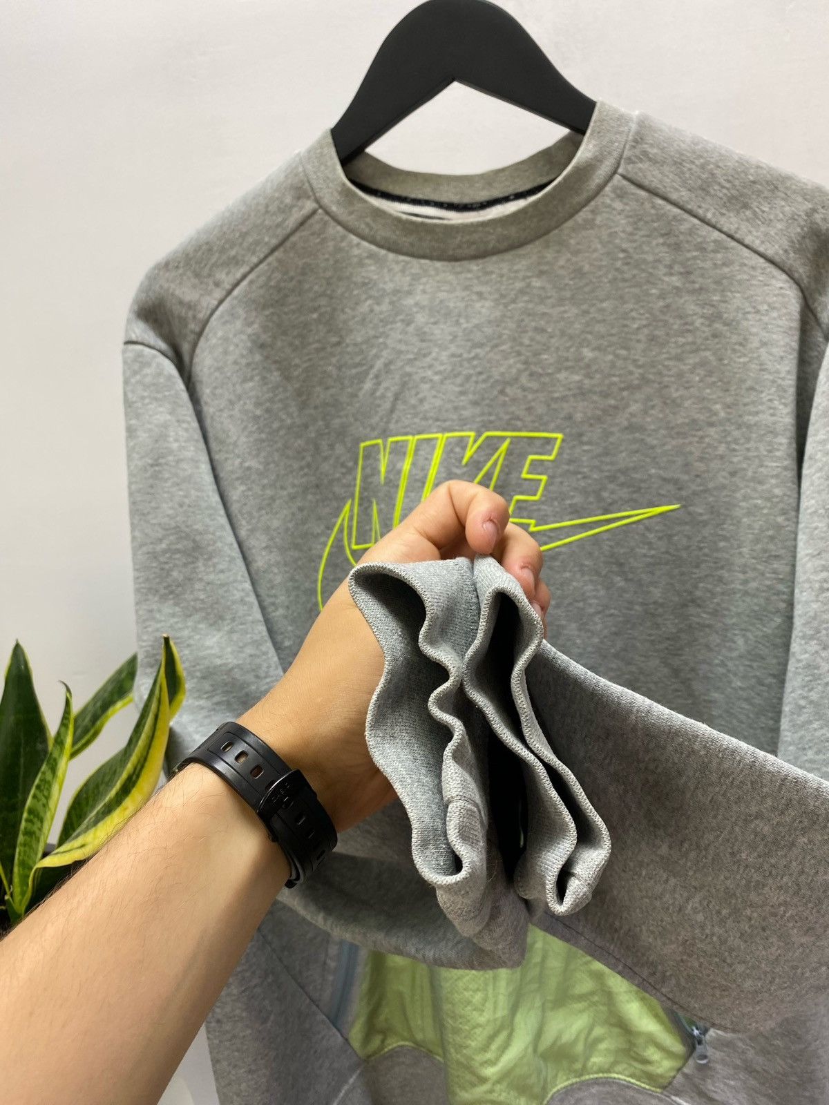 Nike × Vintage Nike Big Logo Crewneck Sweatshirt Pocket Size US L / EU 52-54 / 3 - 11 Thumbnail