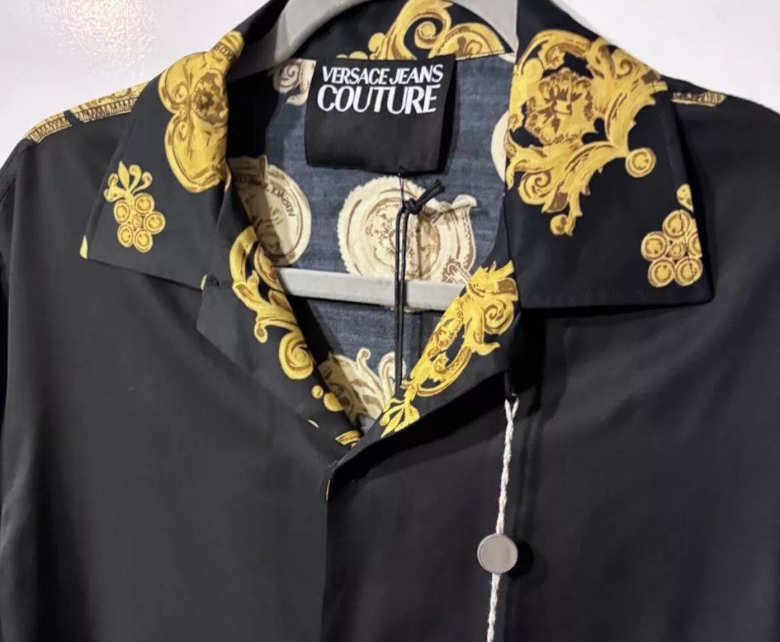 Versace NWT $370 VERSACE JEANS COUTURE Shirts In Black Size US XS / EU 42 / 0 - 5 Thumbnail